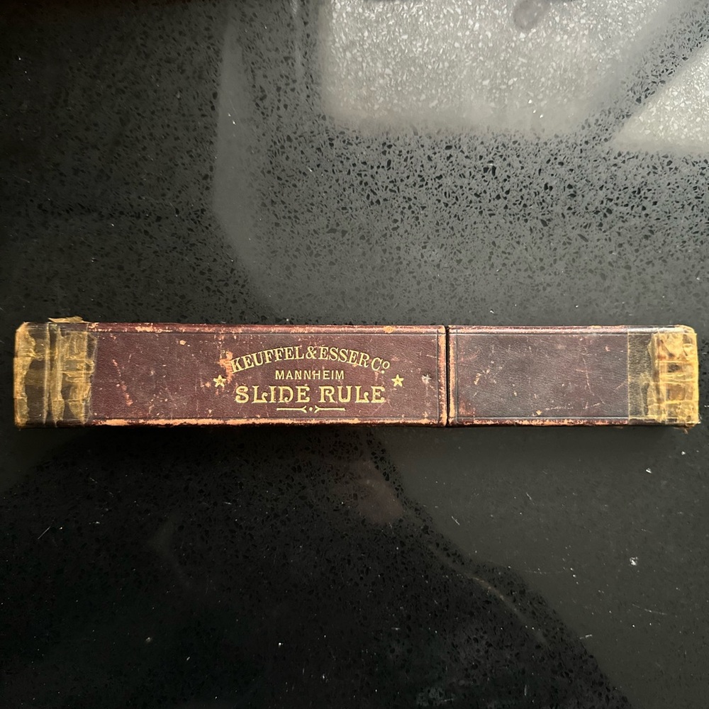VINTAGE - KEUFFEL & ESSER CO. POLYPHASE SLIDE RULE IN ORIGINAL CASE U.S.A.